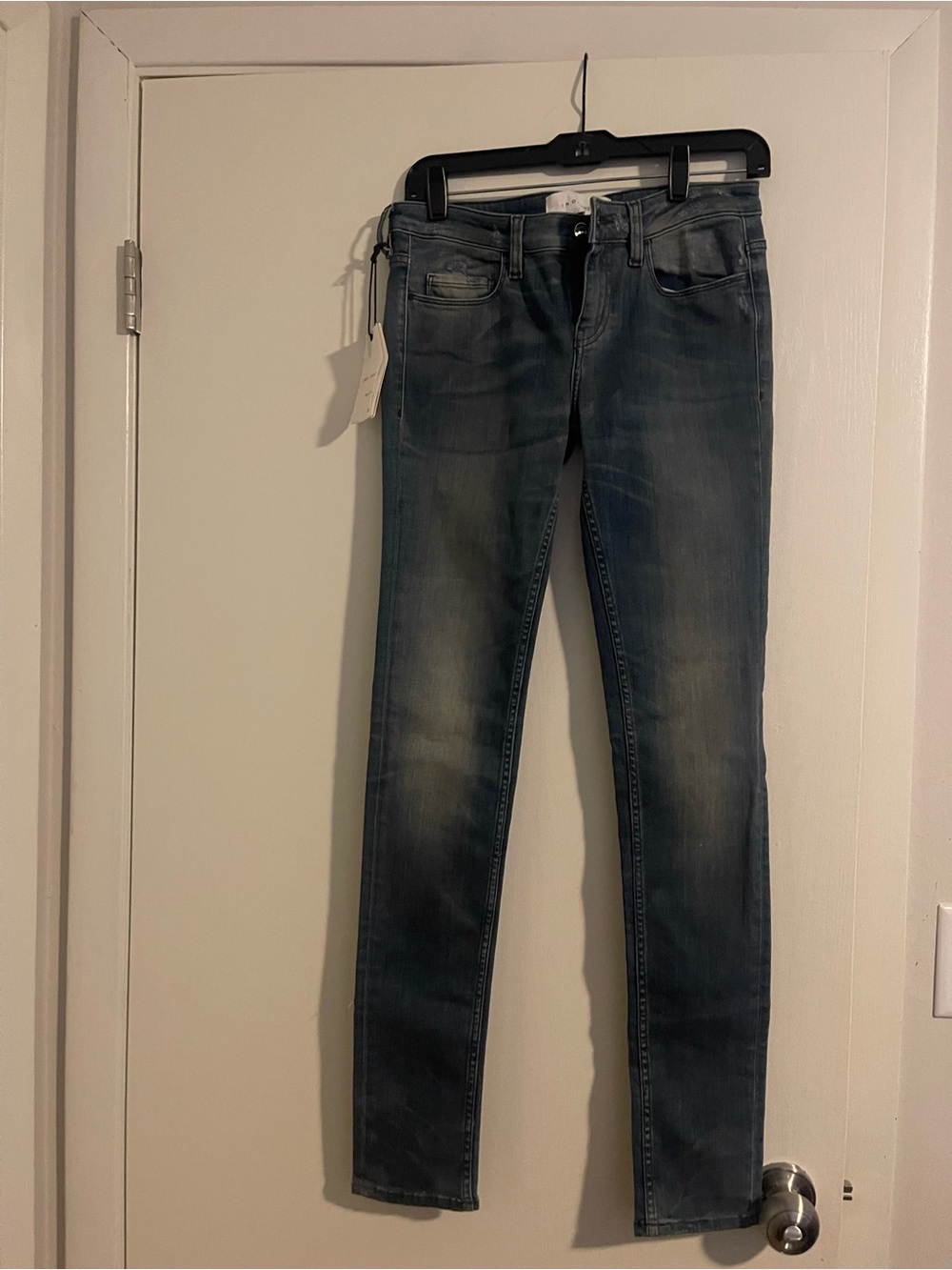 IRO Women's Skinny Jeans in Faded Blue Wash